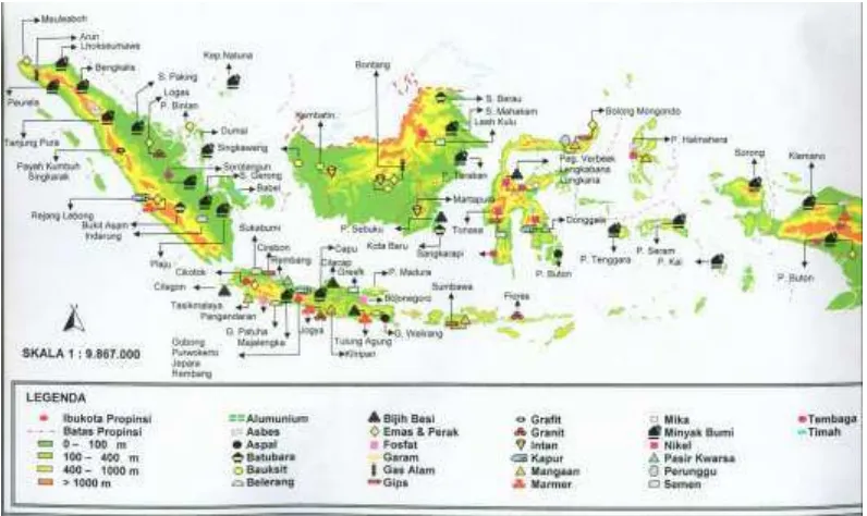 Tabel B.1 Persebaran Hasil Pertanian di Indonesia 