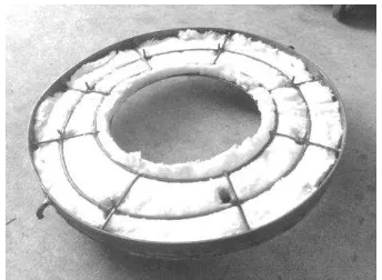 Gambar 1. Selimut keramik pada tutup 