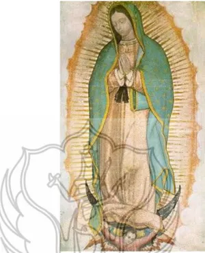 Gambar 13 Lukisan Spiritual Maria Guadalupe Meksiko 