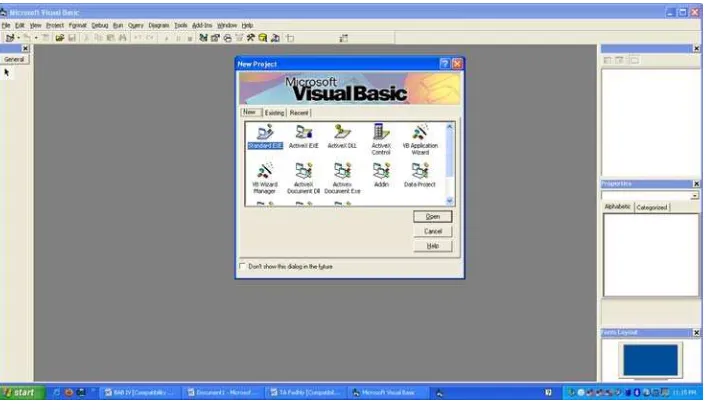 Gambar 4.1 Tampilan Sistem Operasi Windows XP 
