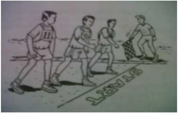 Gambar 3.5 Tes Lari 1200 Meter 