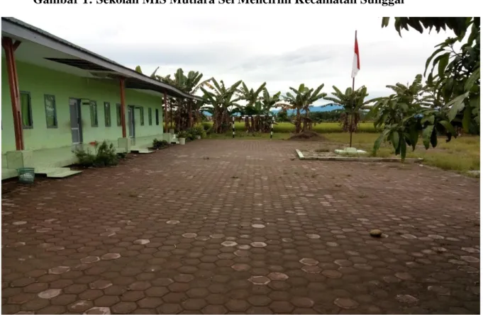 Gambar 1: Sekolah MIS Mutiara Sei Mencirim Kecamatan Sunggal 