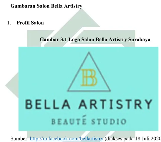 Gambar 3.1 Logo Salon Bella Artistry Surabaya  