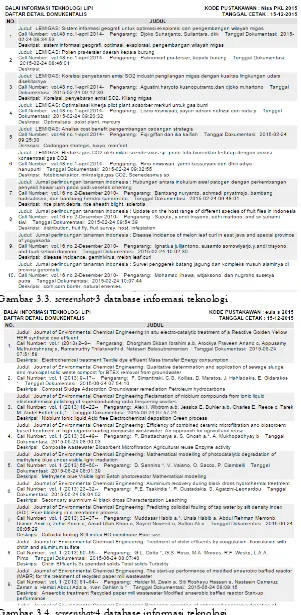 Gambar 3.3. screenshot-3 database informasi teknologi 
