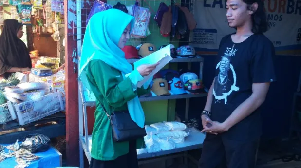 Gambar 5: Pedagang tempe dan tahu pasar petepamus Makassar 