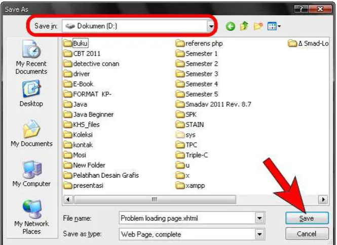 gambar yang akan disimpan lalu copy dan paste di Microsoft word.  
