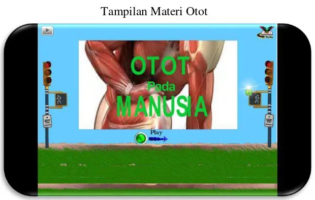 Gambar 4.6 Tampilan Materi Otot 