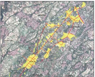 Gambar 2. Pola pemanfaatan ruang di KSN Borobudur (Kelurahan Mendut dan Desa Ngrajek)  KESIMPULAN 
