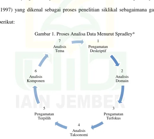 Gambar 1. Proses Analisa Data Menurut Spradley* 