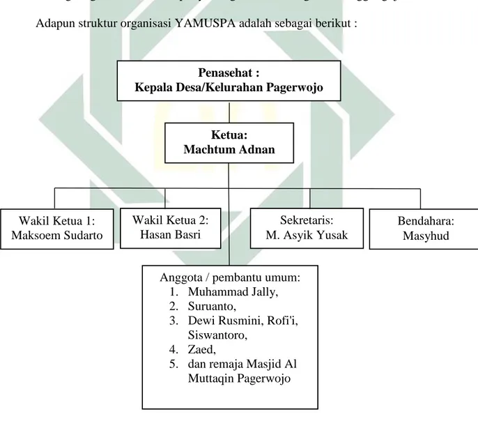 Gambar 2.2. Struktur Organisasi YAMUSPA Penasehat :  