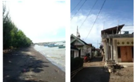 Gambar 4.4 Kondisi Eksisting Kawasan Rawan  Bencana Banjir Rob 