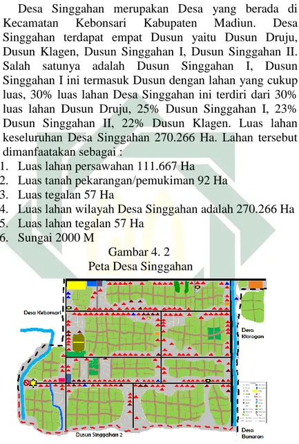 Gambar 4. 2   Peta Desa Singgahan