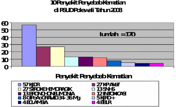 Grafik 7Sumber : Laporan Profil RSUD Polewali 2008.
