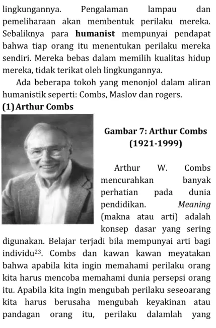 Gambar 7: Arthur Combs  (1921-1999) 