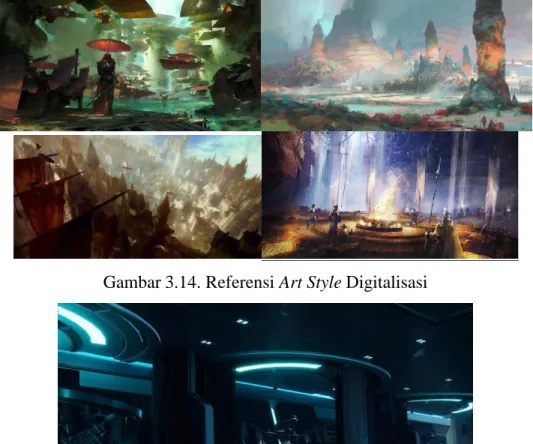 Gambar 3.14. Referensi Art Style Digitalisasi 