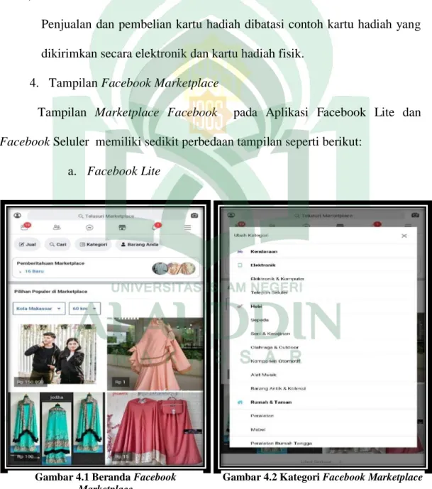 Gambar 4.1 Beranda Facebook 