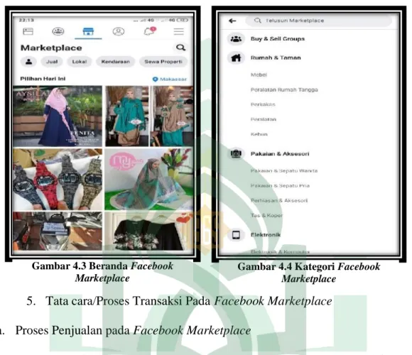 Gambar 4.3 Beranda Facebook 