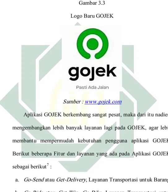 Gambar 3.3  Logo Baru GOJEK 