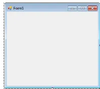 Gambar 2.10 Form Window Microsoft Visual Basic 2008 