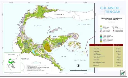 Gambar IPeta Kawasan Konservasi Sulawesi Tengah