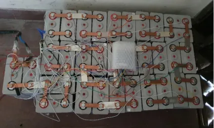 Gambar 5. Batere yang digunakan dalam PLTS  Panel Surya 
