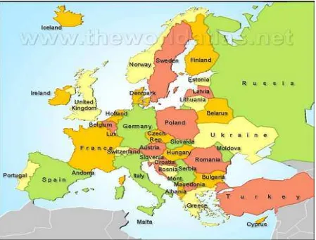 Gambar 4. Wilayah Eropa 