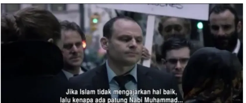 Gambar 7. Hanum Membela Islam 