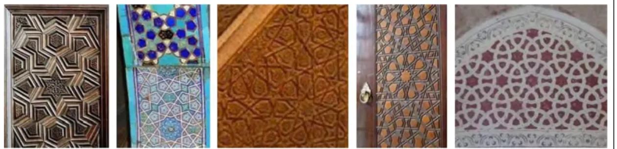 Gambar 2.2.6 dari kiri: masjid Yesqil (dua pertama), minbar of Bayezid Complex, pintu Shezade 