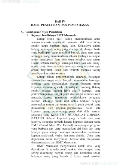 Bab Iv Hasil Penelitian Dan Pembahasan A