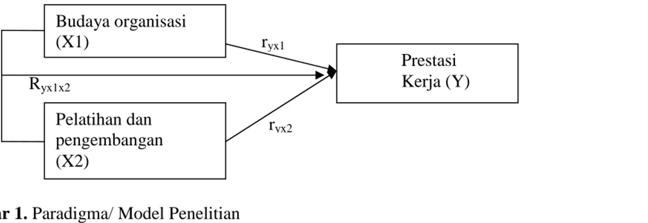 Gambar 1. Paradigma/ Model Penelitian