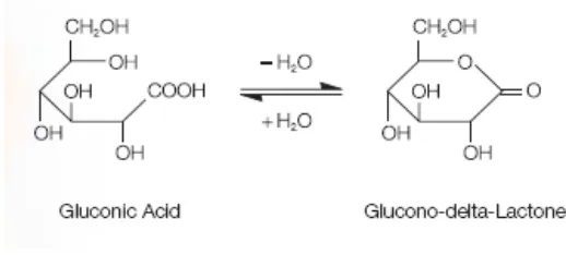 Gambar 3. Struktur kimia Glucano delta lactone (GDL) , Jungbunzlauer, (2008). 