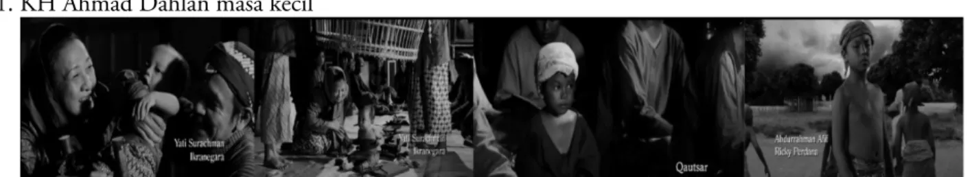 Gambar 2. KH Ahmad Dahlan berangkat naik haji dan belajar agama di Mekkah (Screen Capture Film Sang Pencerah TC