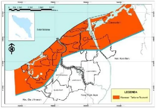 GAMBAR 2 PETA BAHAYA TSUNAMI