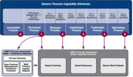 Gambar 2.4 Process Capability Model (sumber: ISACA, 2012). 