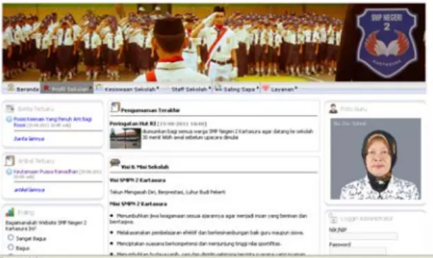 Gambar Tampilan Halaman Sejarah  
