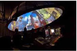 Gambar 2.11. The Zeiss projector, yang ditempatkan di space theater. 