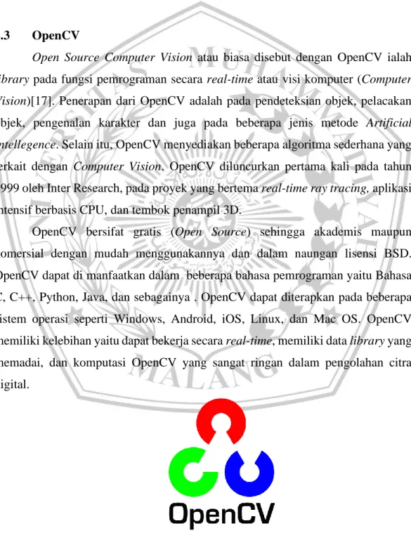 Gambar 2.7 Logo OpenCV 