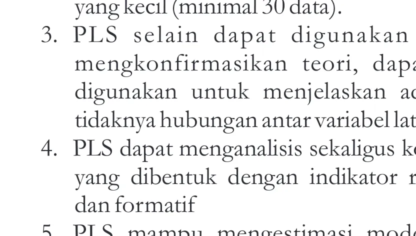 Gambar 2. Diagram Konseptual Model Partial Least Square