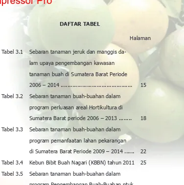 Tabel 3.1 Sebaran tanaman jeruk dan manggis da-