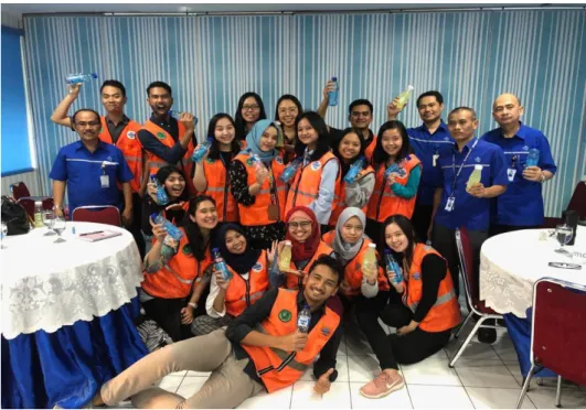 Gambar 3. 17 Induction ke pabrik AQUA 