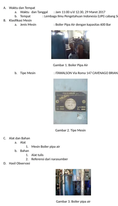 Gambar 3. Boiler pipa air