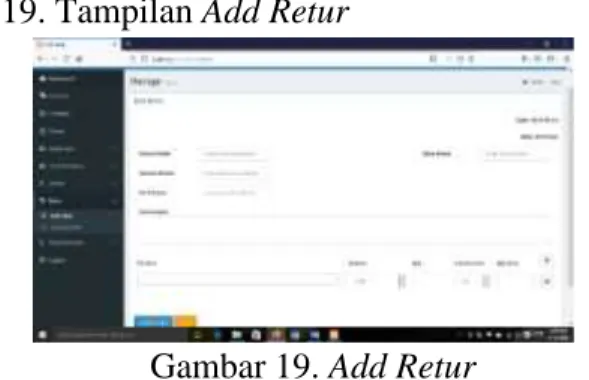 Gambar 20. List Retur 