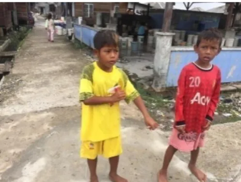 Gambar 2 . Kondisi beberapa Anak di Desa Perlis 