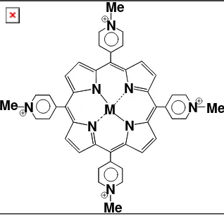 Fig. 1  Structure of MTMpyP.