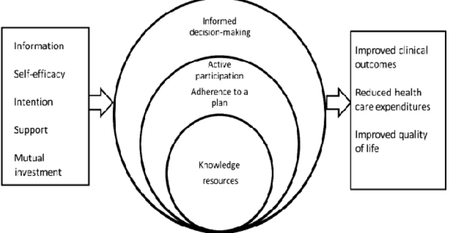 Gambar 1. Model Manajemen Diri Pada Penyakit Kronis (Sumber: Udlis, 2011) 
