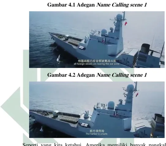 Gambar 4.1 Adegan Name Calling scene 1 