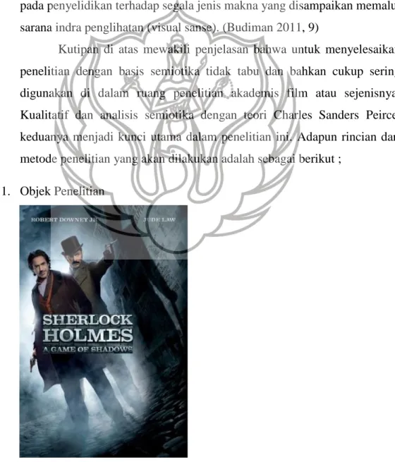 Gambar 1.1 Poster Film Sherlock “Holmes A Game of Shadows” 