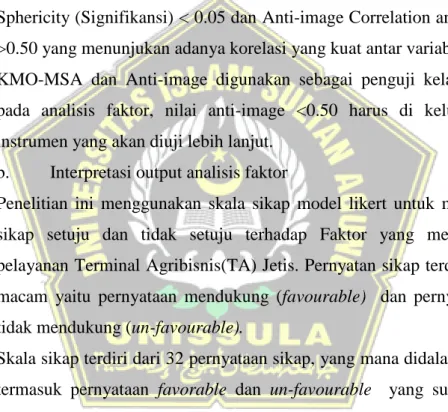 Tabel I.4 Jenis-Jenis Pernyataan 