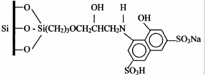 Gambar 1 Struktur kimia adsorben SG-SO3H 