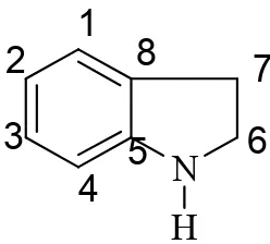 Gambar 2Kerangka struktur senyawa turunanvinkadiformina . Penomoran atom tidak mengikutikaidah tatanama senyawa dan hanya digunakanuntuk permodelan pada penelitian ini saja.